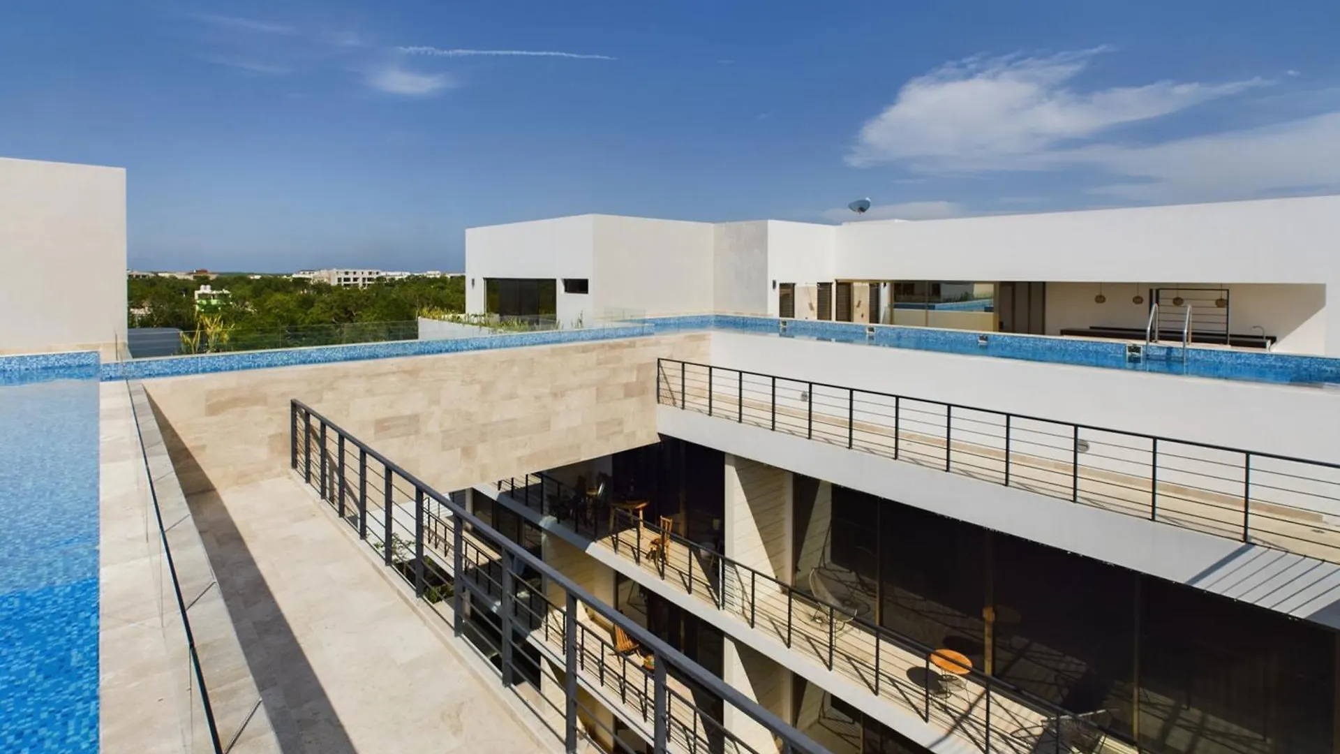 Dreamed Apartment Brava With Rooftop & Bridge Pool Tulum Mexico